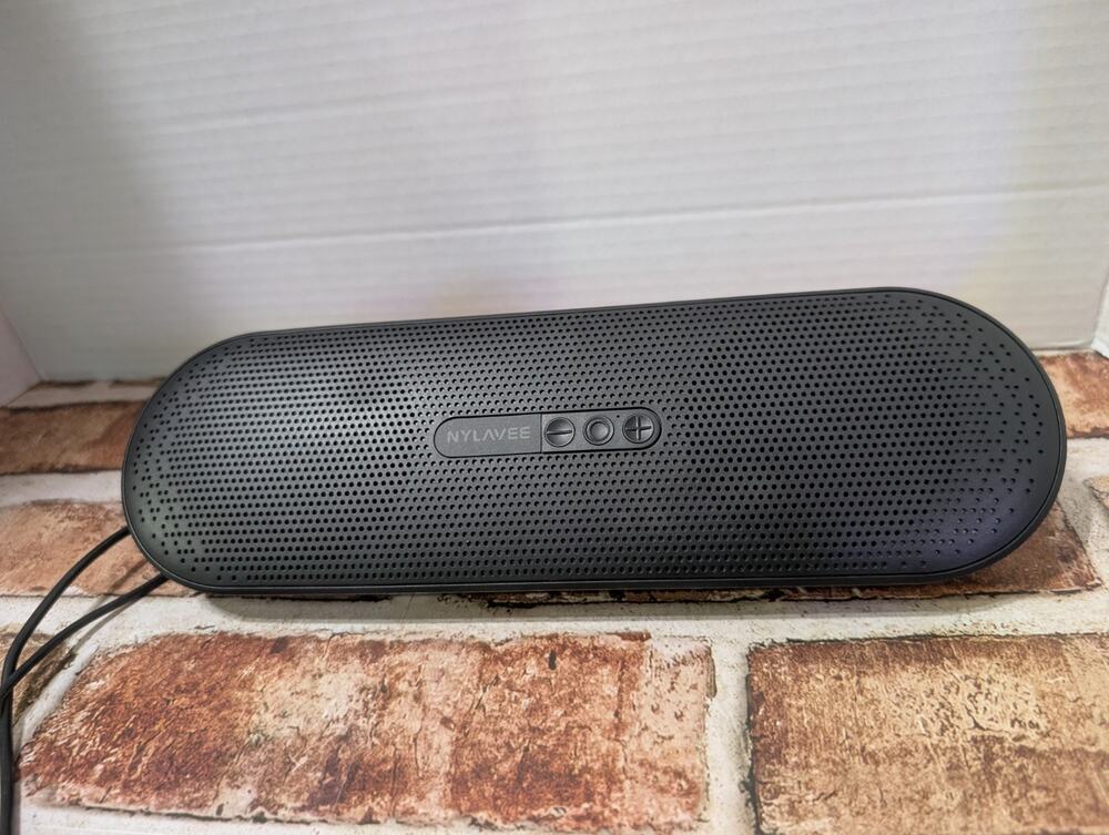 Nylavee Computer Speakers PC Mini Sound Bar for Desktop Pre-Owned Black